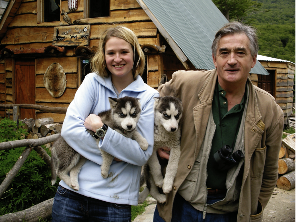 With Nella, Tierra del Fuego, December 2006